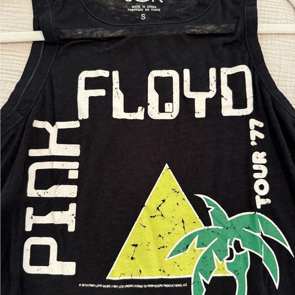 CHASER PINK FLOYD SHEER TANK TOP SIZE S - Picture 4 of 5